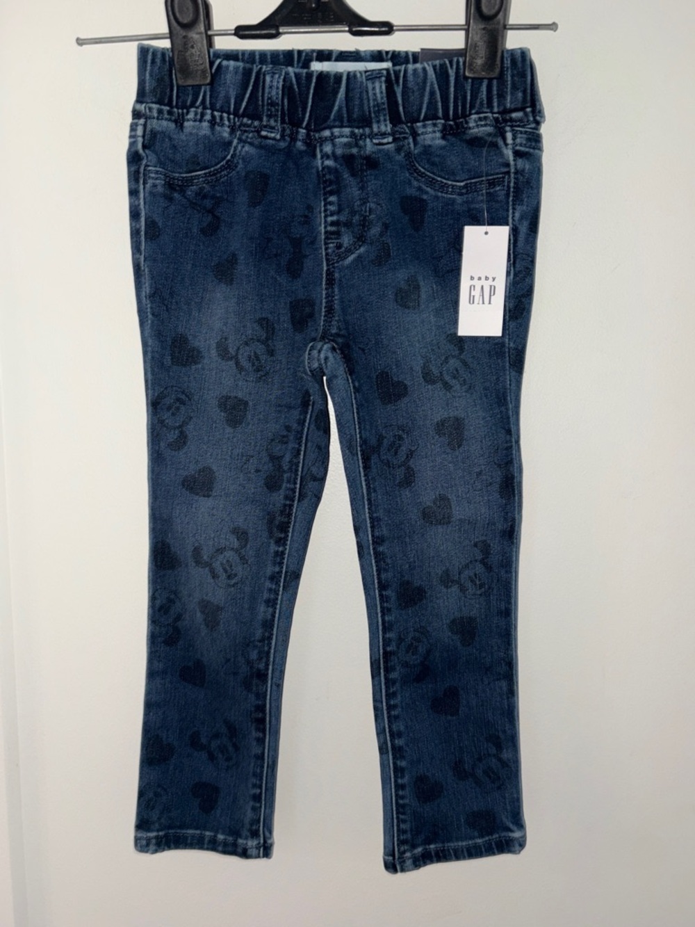 NWT $45 Baby GAP Disney Minnie stretch jegging sz 4 years